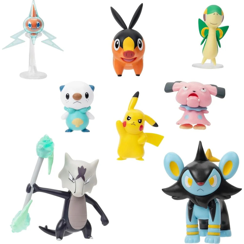 Jazwares Blister 8 figuras Battle Ready Pokemon (imagen 10 de 10)