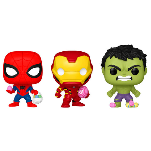 Blister 3 Figuras Pocket POP Marvel Spider-Man Hulk Iron Man | Funko