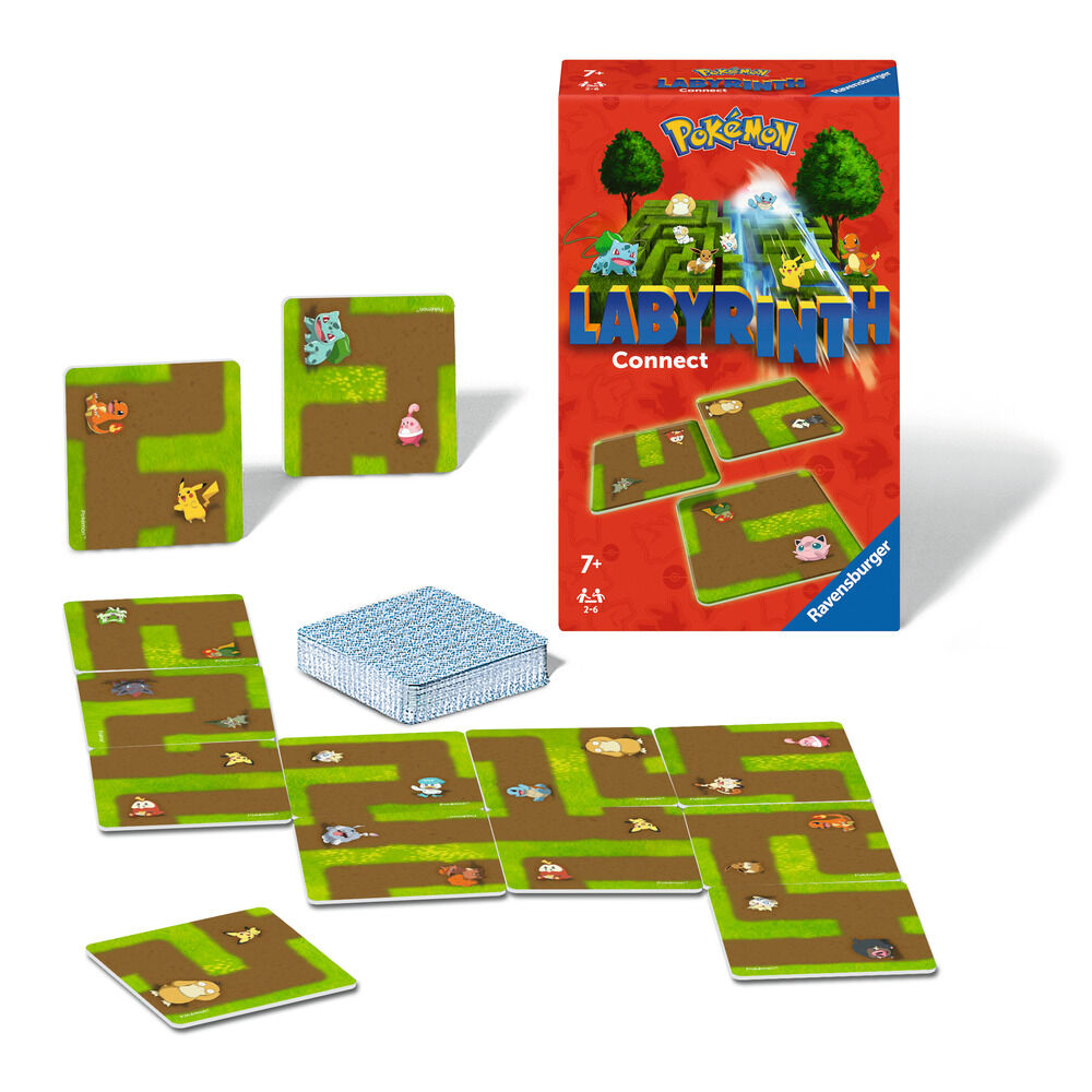 Pokemon Juego de Mesa Laberinto Connect Estrategia Familiar Oficial