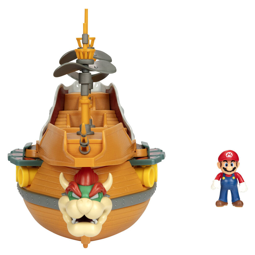Jakks Pacific Playset Deluxe Aeronave Bowser Super Mario Nintendo (imagen 4 de 7)