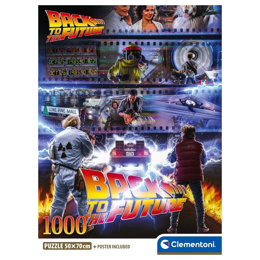 Regreso al Futuro Puzzle DeLorean Time Machine 1000 Piezas