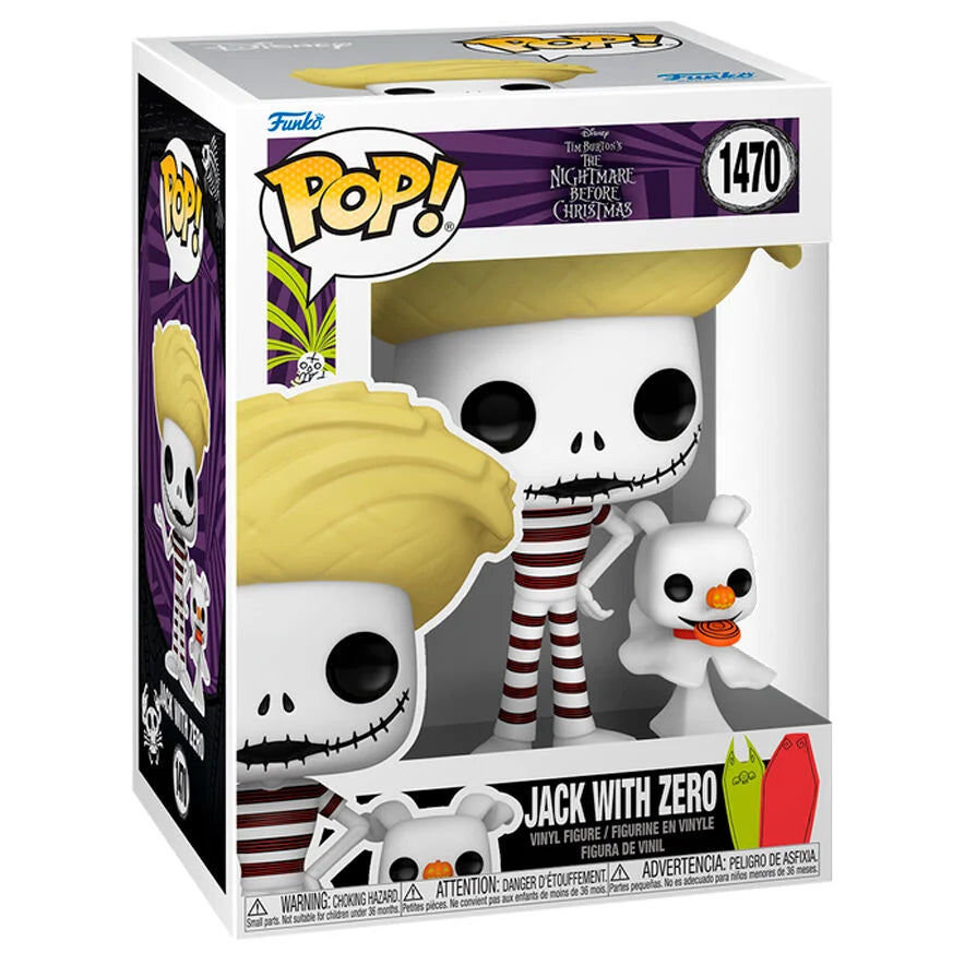 Disney Pesadilla Antes de Navidad Figura POP Jack with Zero