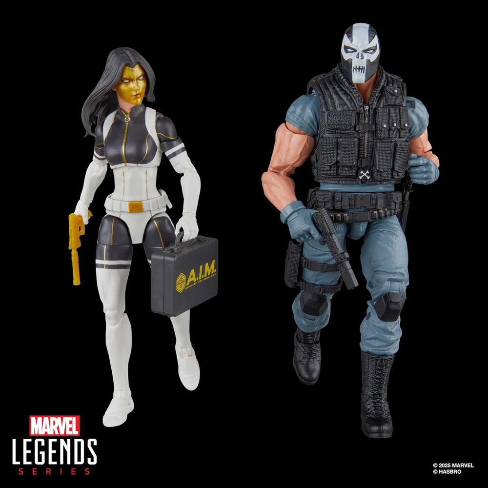 Blister 2 figuras Madame Masque & Crossbones Super Villains Marvel Legends Series - Hasbro | Coleccionismo
