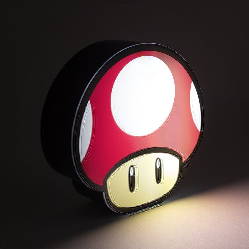 Super Mario Bros Lámpara Champiñón Nintendo