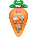 Guardianes de la Galaxia - Blister 3 Figuras Carrot Pocket POP | Funko