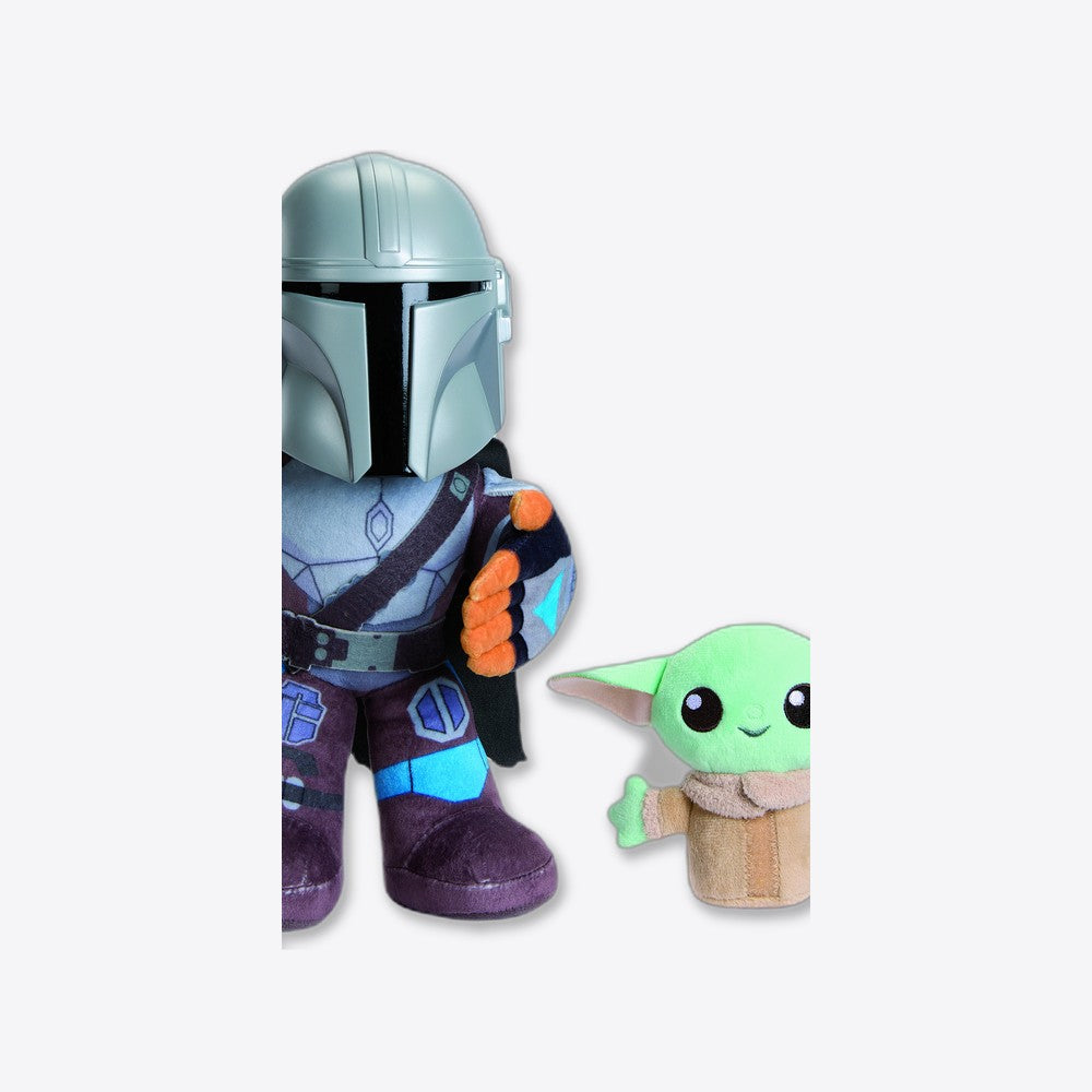 Desconocido Peluche mattel star wars clan de dos mandalorian y grogu (imagen 5 de 6)