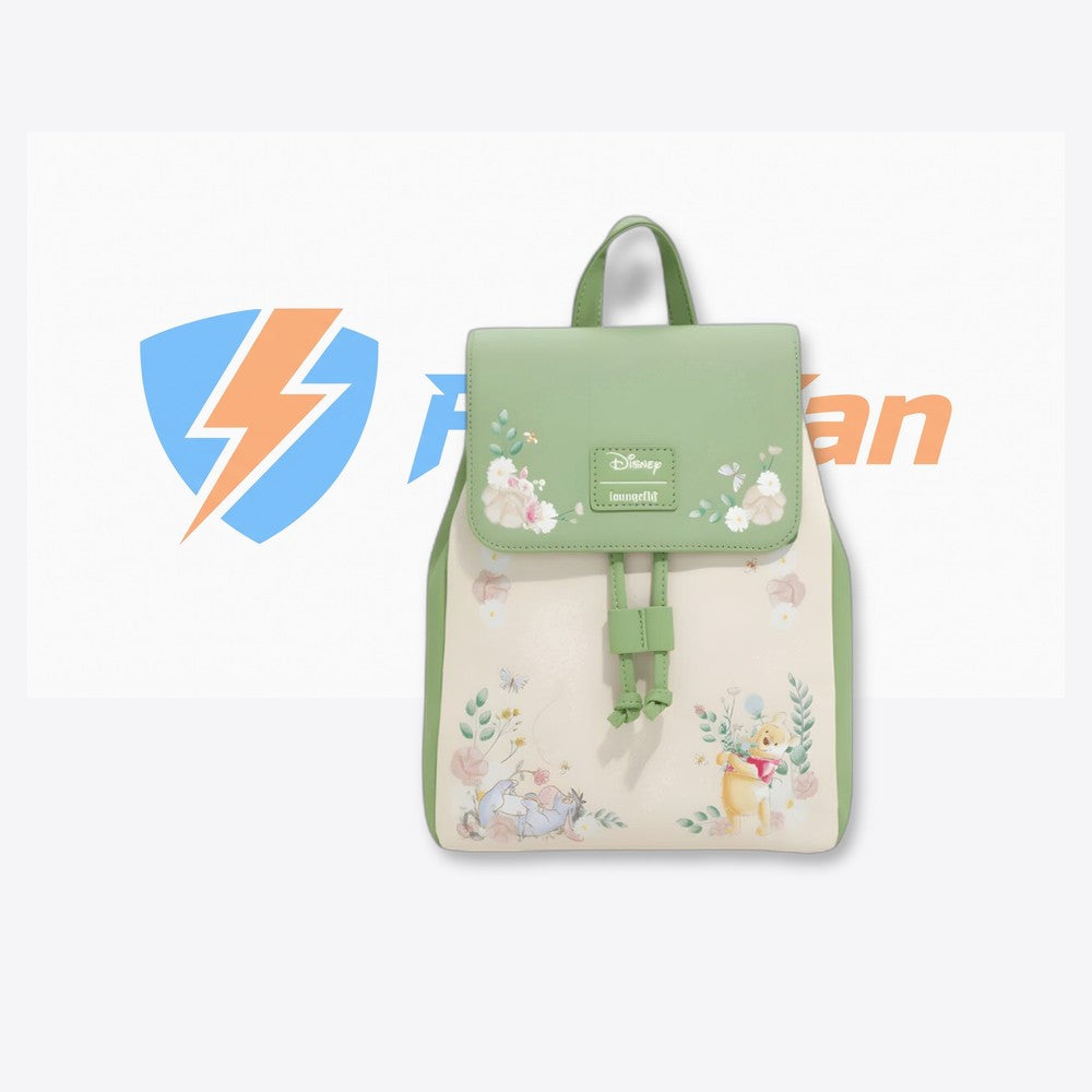 Lf | Lounfefly Mochila Florals Winnie The Pooh DisneyLoungefly 26cm (imagen 4 de 6)