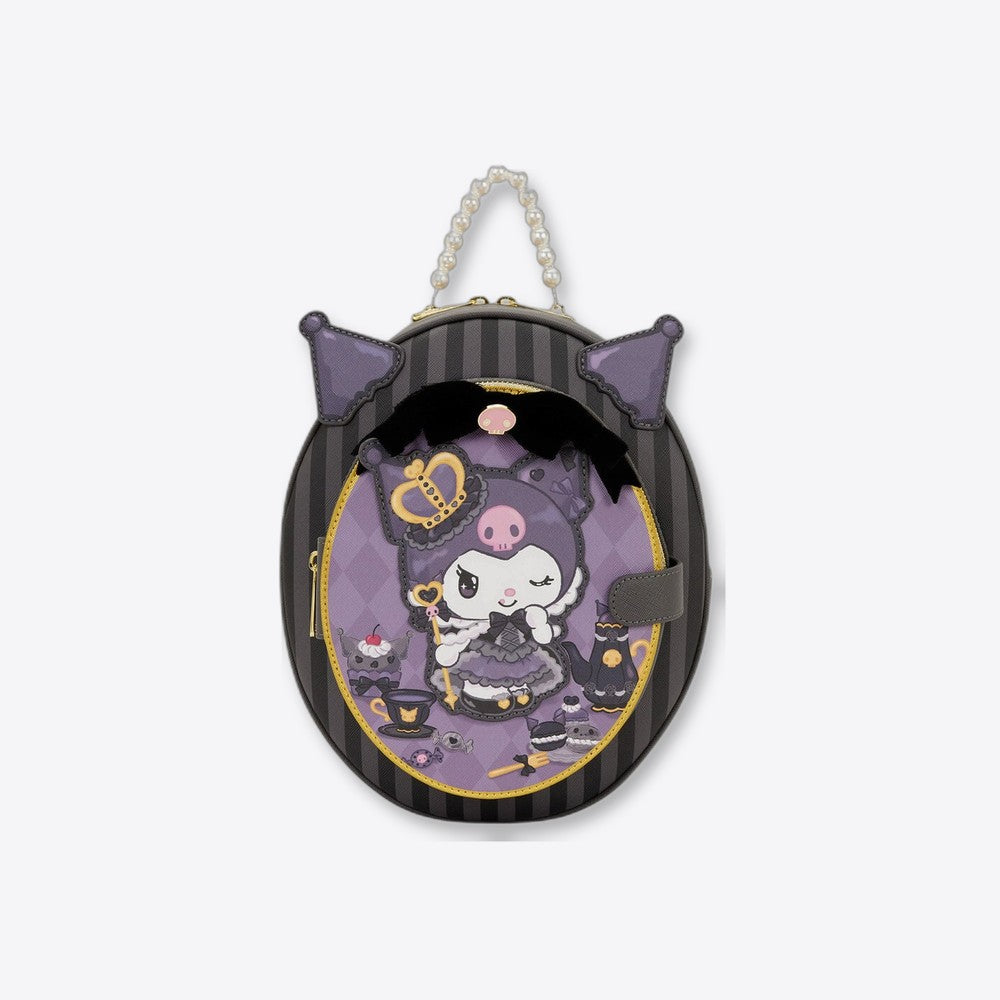 Mochila 20th Anniversary Kuromi Hello Kitty Loungefly 28cm (imagen 6 de 6)