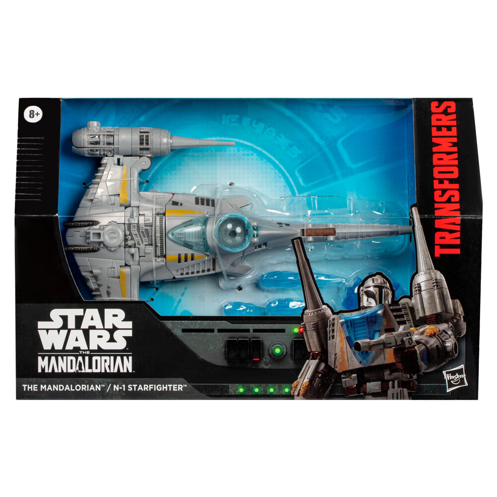 Hasbro Figura N-1 Starfighter The Mandalorian Star Wars Transformers 19cm (imagen 2 de 10)