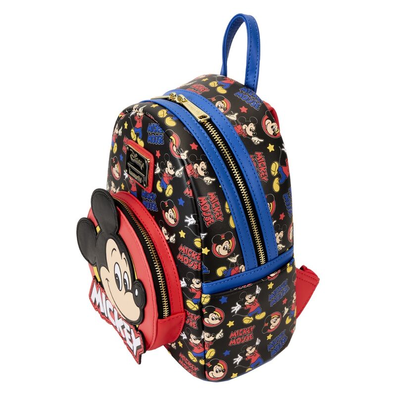 Mochila Mickey and Friends Classic Disney Loungefly 26cm (imagen 4 de 7)