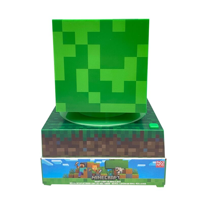 Kids Licensing Lampara 3D con despertador Minecraft (imagen 4 de 5)