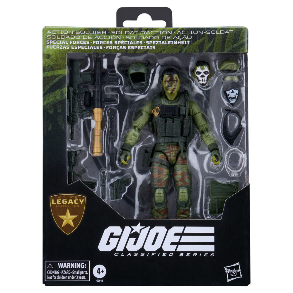 G.I. Joe Figura Soldado Legacy Collection Classified Series 15cm