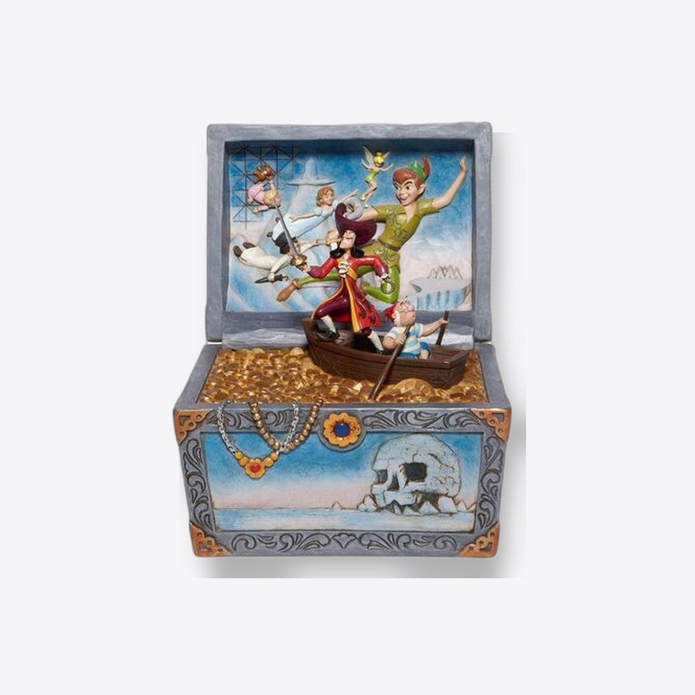 Figura enesco disney peter pan cofre del tesoro peter pan garfio & compañia (imagen 2 de 6)