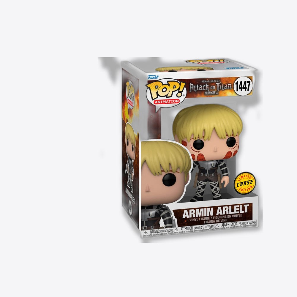 Funko Figura POP Attack on Titan Armin Arlelt Chase (imagen 5 de 6)