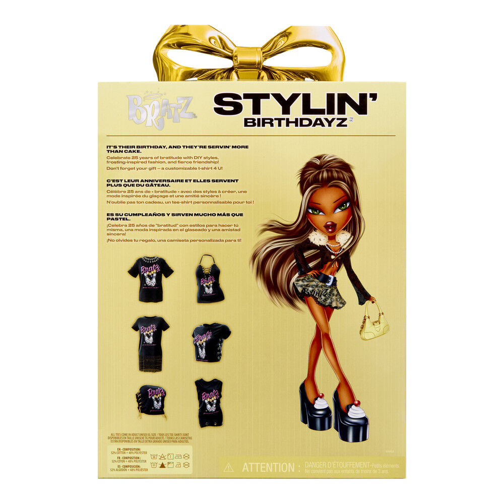 Mga Muñeca Sasha + Camiseta Birthday Stylin Bratz (imagen 8 de 9)
