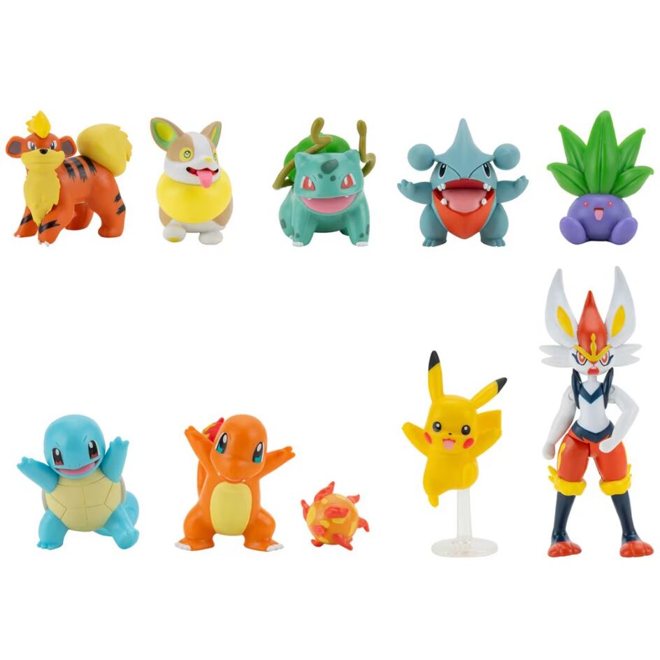 Jazwares Blister 10 figuras Battle Ready Pokemon (imagen 2 de 3)