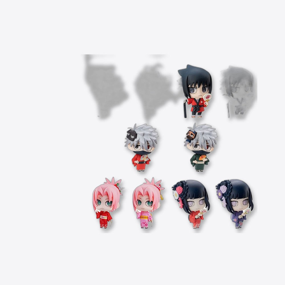 Set figuras megahouse naruto shippuden petit chara land 10th anniversary (imagen 4 de 6)
