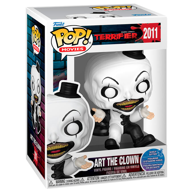 Terrifier Figura POP Art the Clown Shelf Sitter