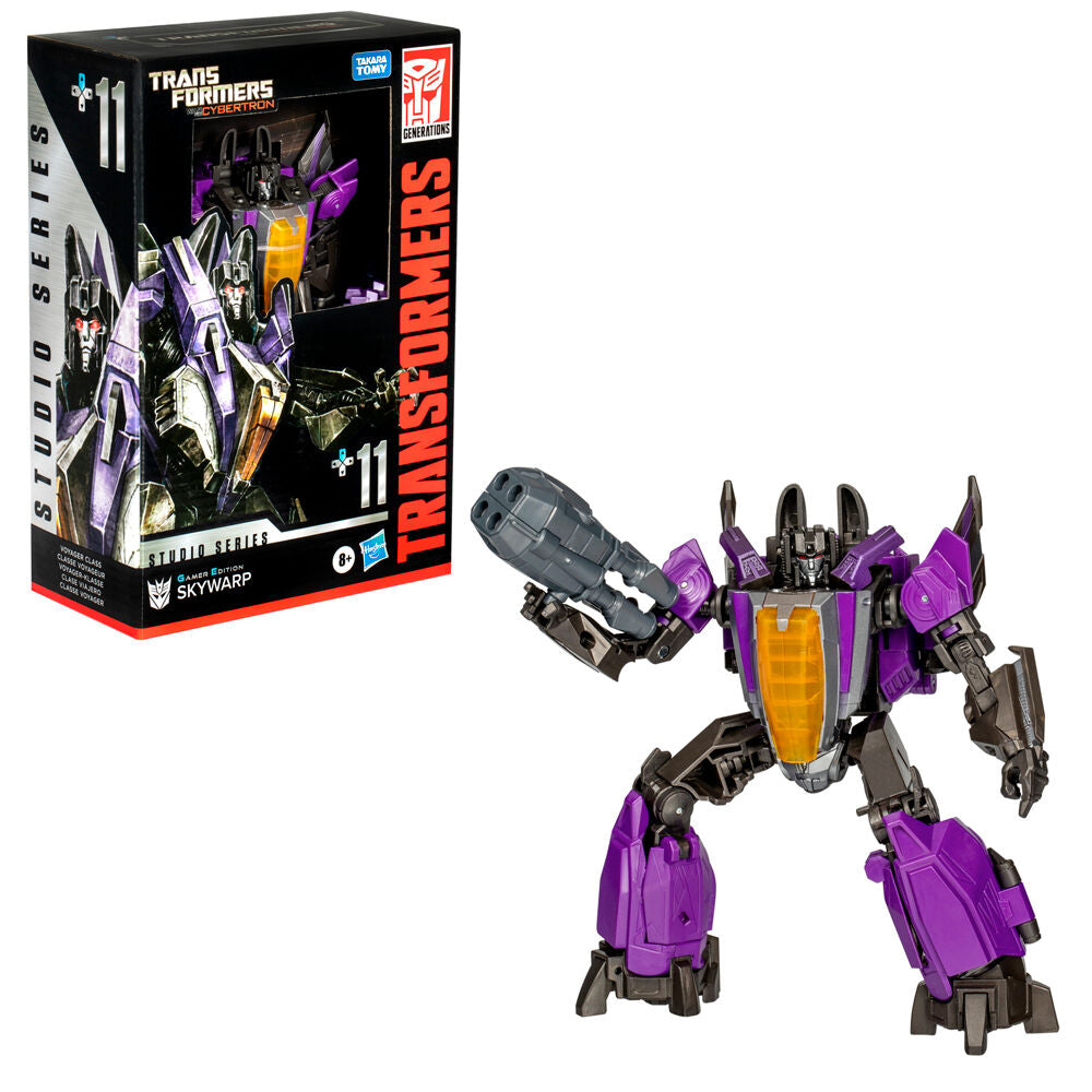 Hasbro Figura Skywarp Studio Series Gamer Edition Cybertron Transformers 16,5cm (imagen 4 de 6)
