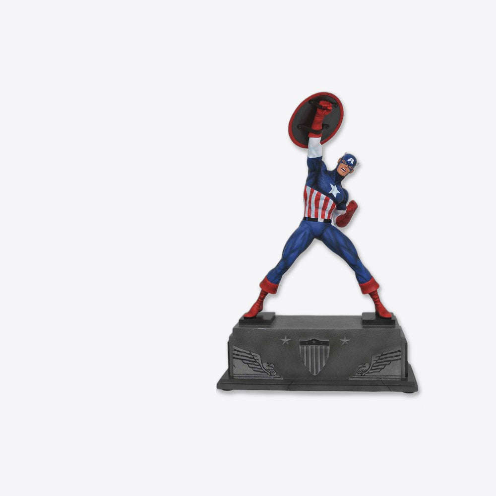 Diamond Select Toys Figura diamond collection marvel avengers capitan america estatua resina 30 cm premier (imagen 4 de 6)