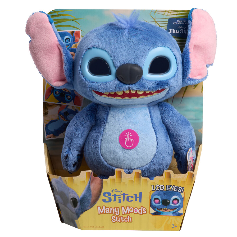 Just Play Peluche interactivo Stitch Disney 30cm (imagen 3 de 10)