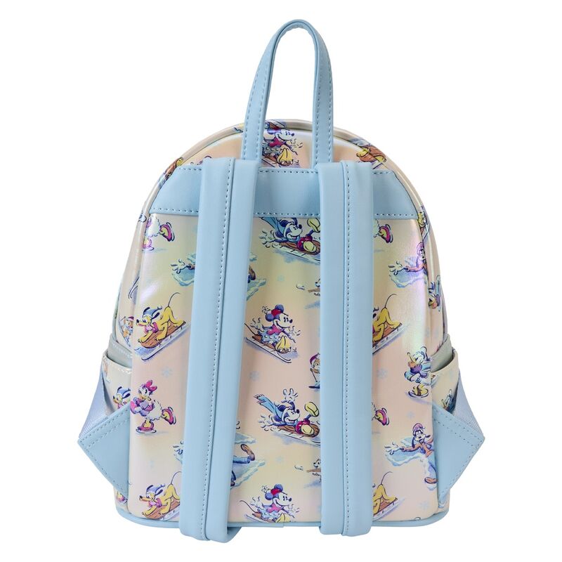 Set Mochila + Diadema orejas Winter Wonderland Mickey and Friends Disney Loungefly 26cm (imagen 5 de 7)