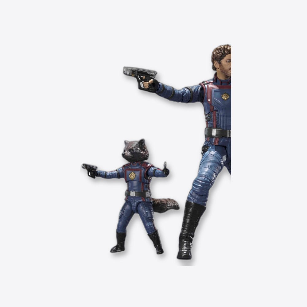Figura tamashii nations sh figuarts guardianes de la galaxia volumen 3 star lord & rocket raccoon 2 (imagen 3 de 6)