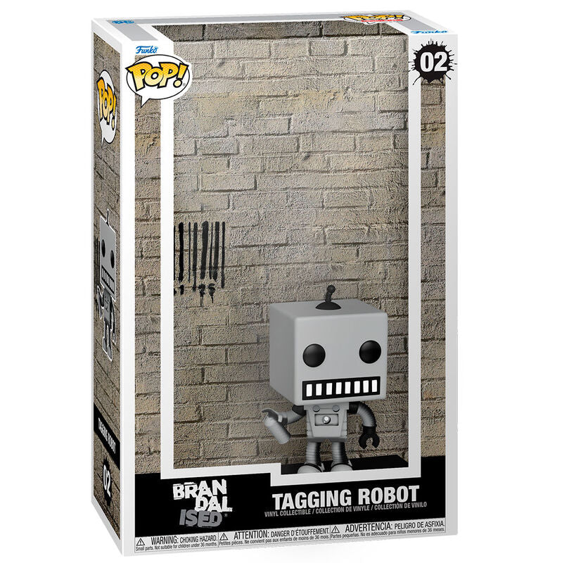 Funko Figura POP Art Cover Brandalised Tagging Robot (imagen 2 de 3)