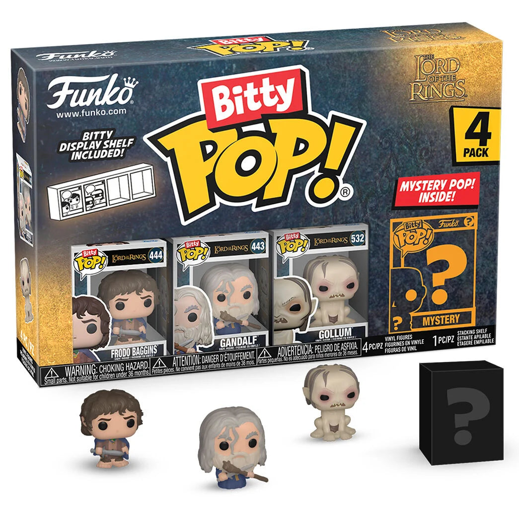 El Señor de los Anillos Blister 4 Figuras Bitty POP Frodo