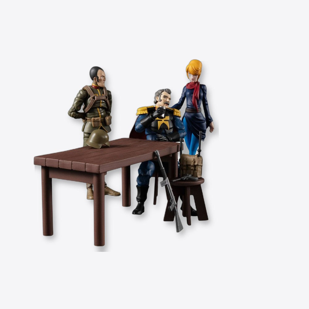 Figuras megahouse g.m.g mobile suit gundam principality of zeon team ramba ral set (imagen 6 de 6)