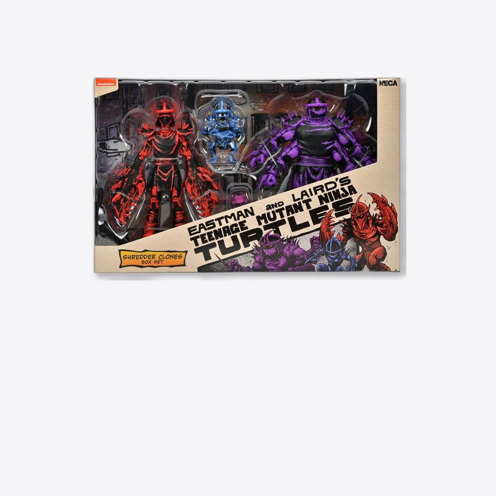Figura neca teenage mutant ninja turtles mirage comics shredder clones box set 18cm (imagen 6 de 6)