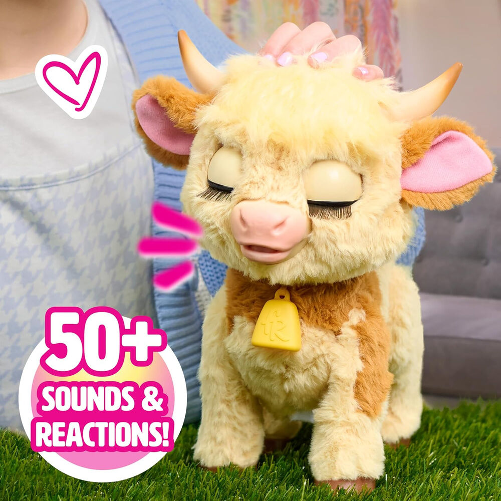 Just Play Peluche interactivo Vaca Maggie FurReal (imagen 8 de 8)
