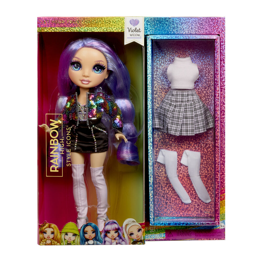 Mga Muñeca Violet Style Icons Fashion Dolls Rainbow High