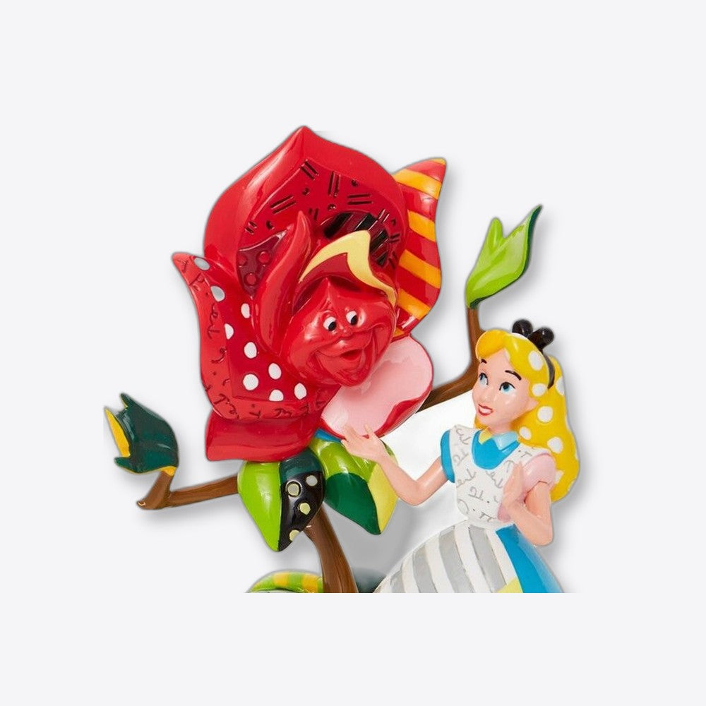 Figura enesco disney alicia en el pais de las maravillas alicia hablando con la rosa (imagen 3 de 6)