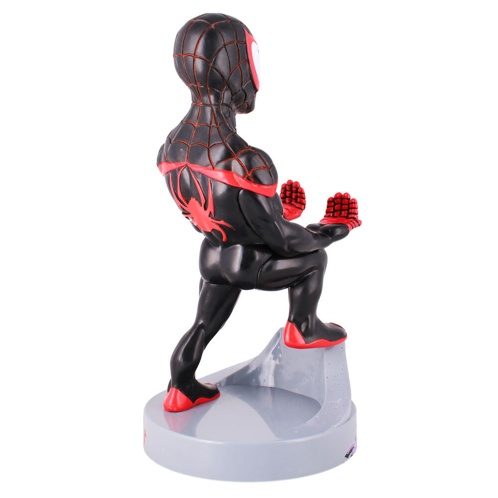 Marvel Cable Guy Miles Morales Spiderman Soporte Figura 21cm