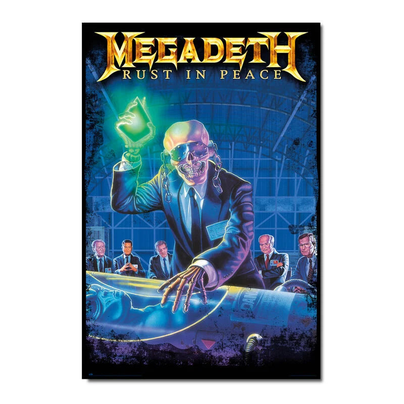 Megadeth Poster Álbum Rust in Peace Erik Oficial