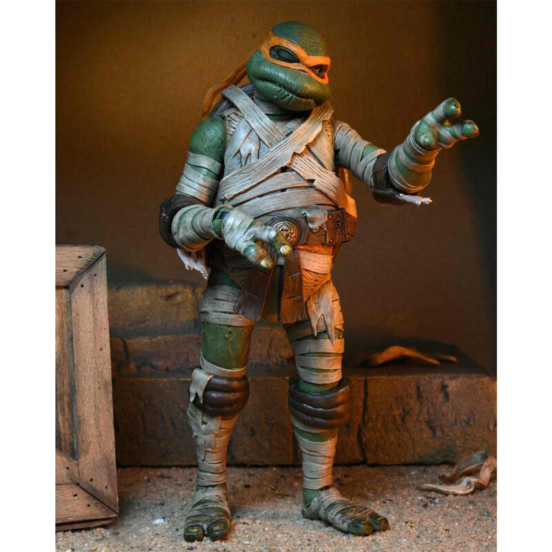 Neca Figura Ultimate Michelangelo as the Mummy Las tortugas Ninja 18cm (imagen 2 de 5)