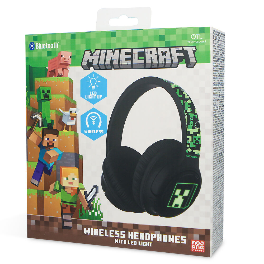 Otl Technologies Auriculares inalambricos LED Minecraft (imagen 3 de 9)