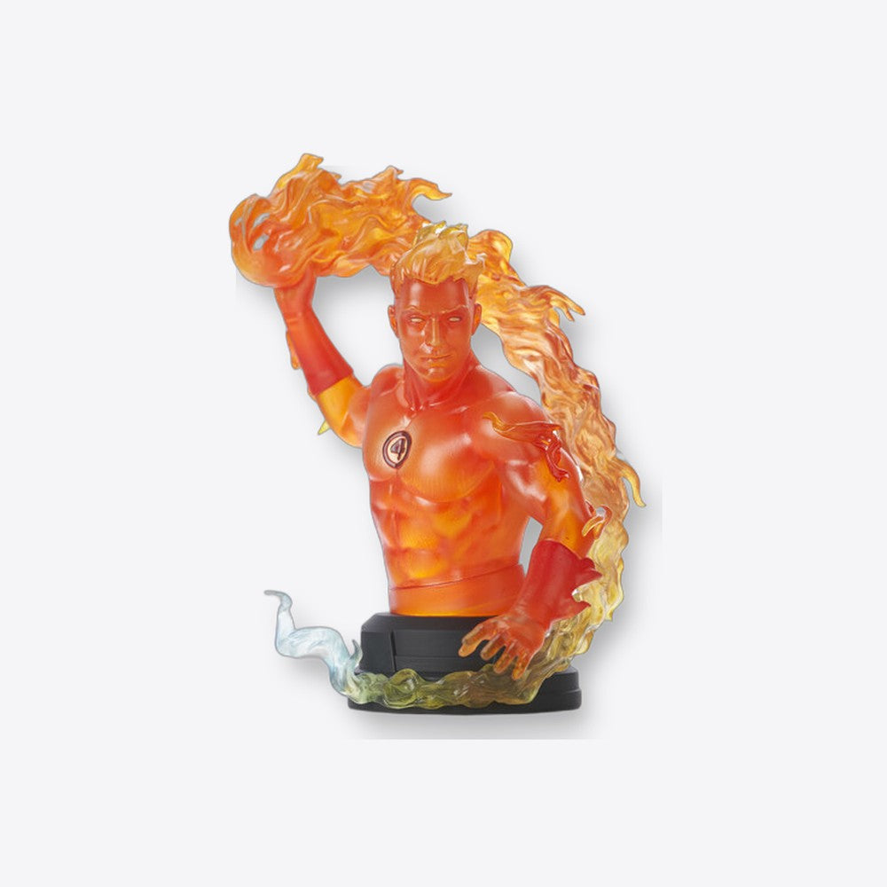 Neca Figura mini busto diamond marvel comic human torch 1 - 6 scale (imagen 2 de 6)