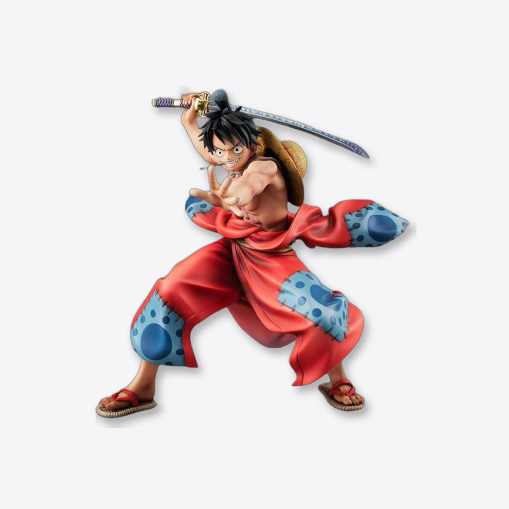 Figura megahouse one piece p.o.p statue warriors alliance luffy taro (imagen 2 de 6)
