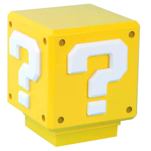 Super Mario Bros Lámpara Sonido Mini Question Block Nintendo