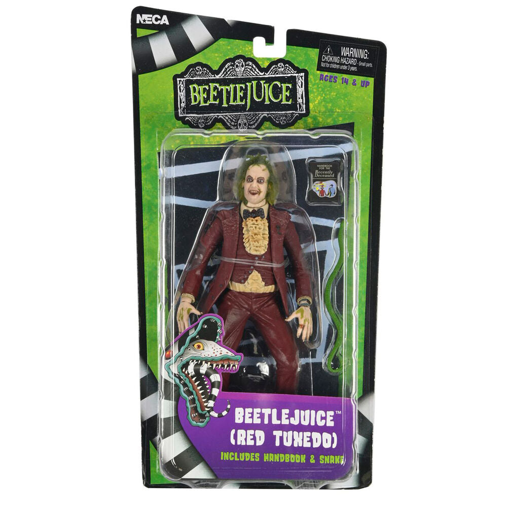 Neca Figura Beetlejuice 1988 Red Tuxedo Beetlejuice 18cm (imagen 2 de 6)