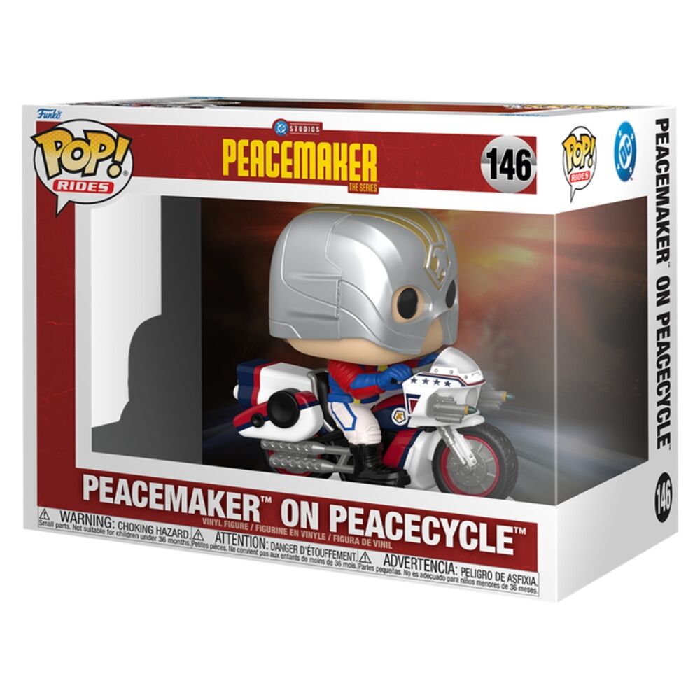 Peacemaker Figura POP Rides Peacemaker on Peacecycle Funko