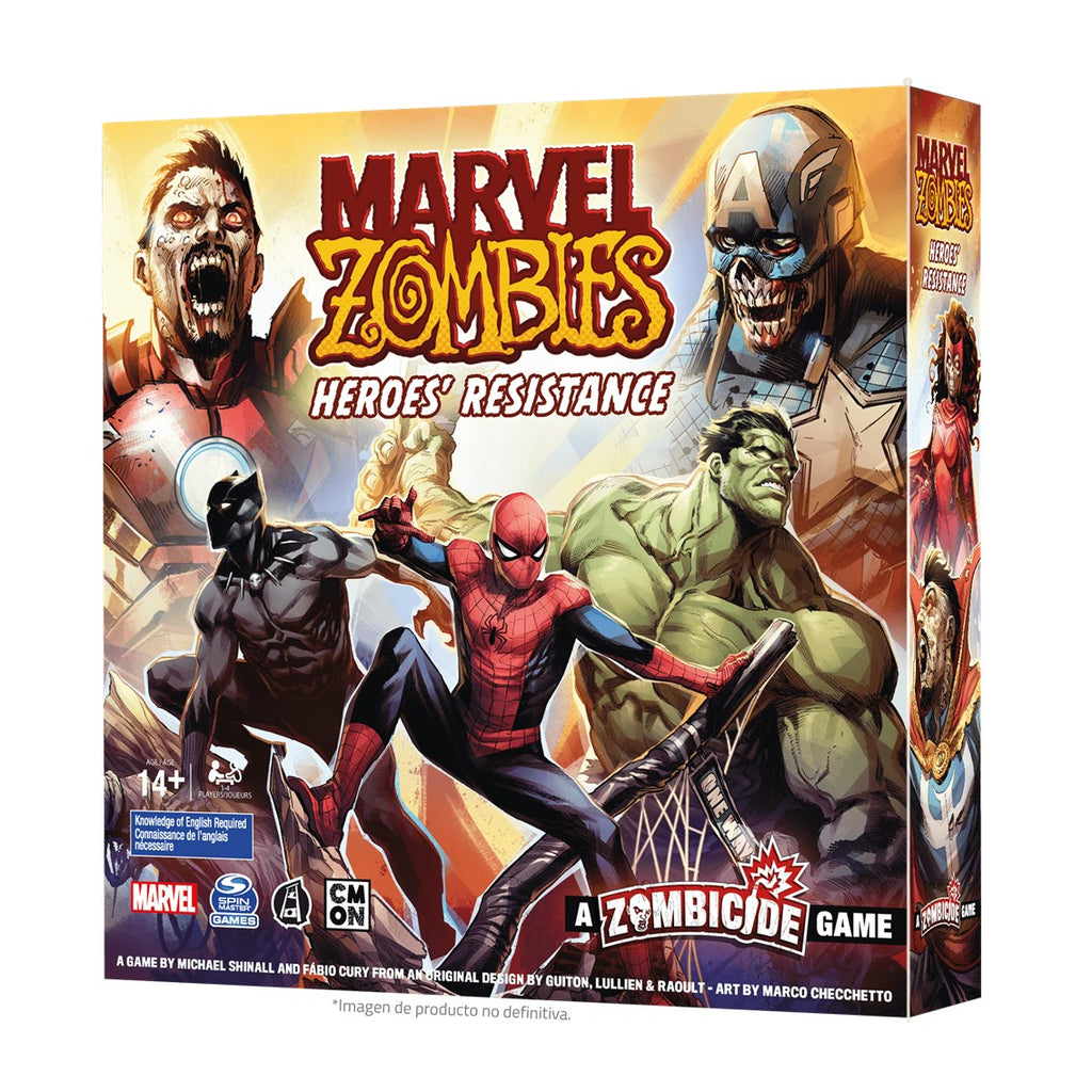 Asmodee Juego de mesa marvel zombies heroes resistance edad recomendada 14 años