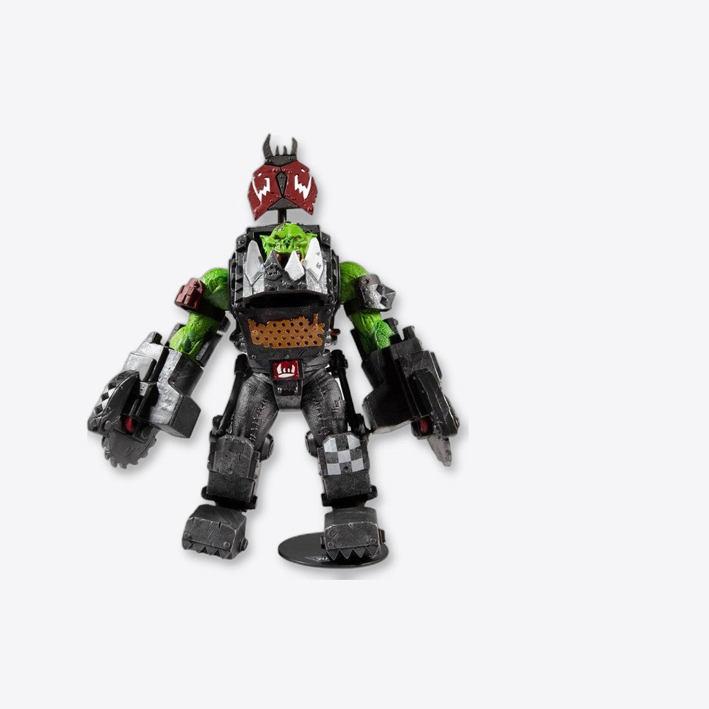 Figura mcfarlane toys warhammer 40k ork meganob con sierra circular (imagen 6 de 6)