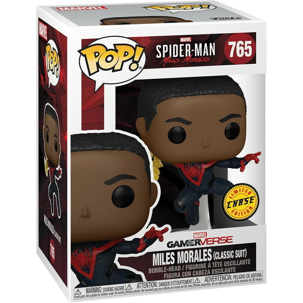 Marvel Spiderman Miles Morales Classic Suit Chase Funko POP!