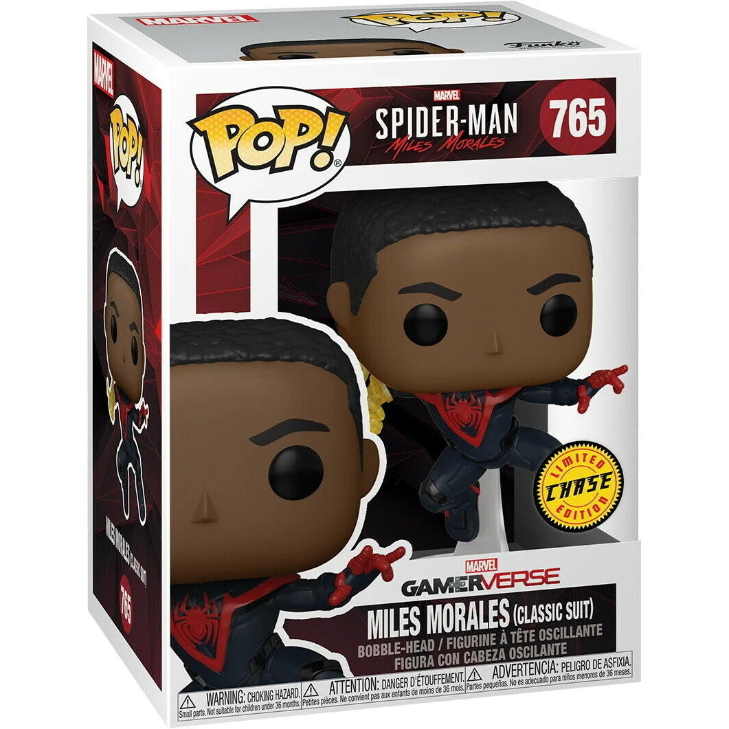 Marvel Spiderman Miles Morales Classic Suit Chase Funko POP!