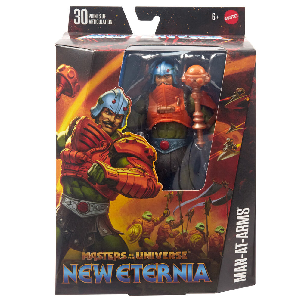 Mattel Figura Man-At-Arms New Eternia Masters of the Universe 17cm (imagen 2 de 7)