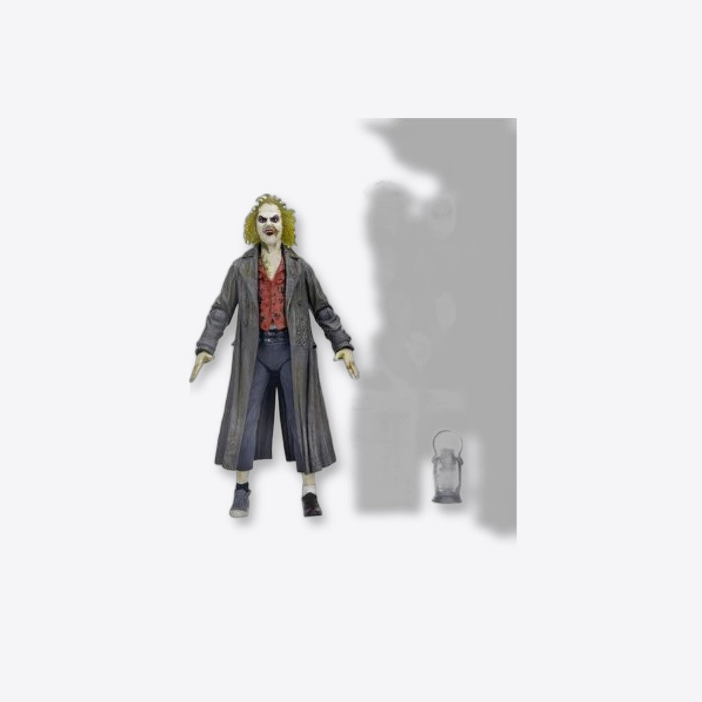 Neca Ultimate beetlejuice tour guide the bio - exorcist scale action fig. 18 cm beetlejuice 1988 (imagen 2 de 6)