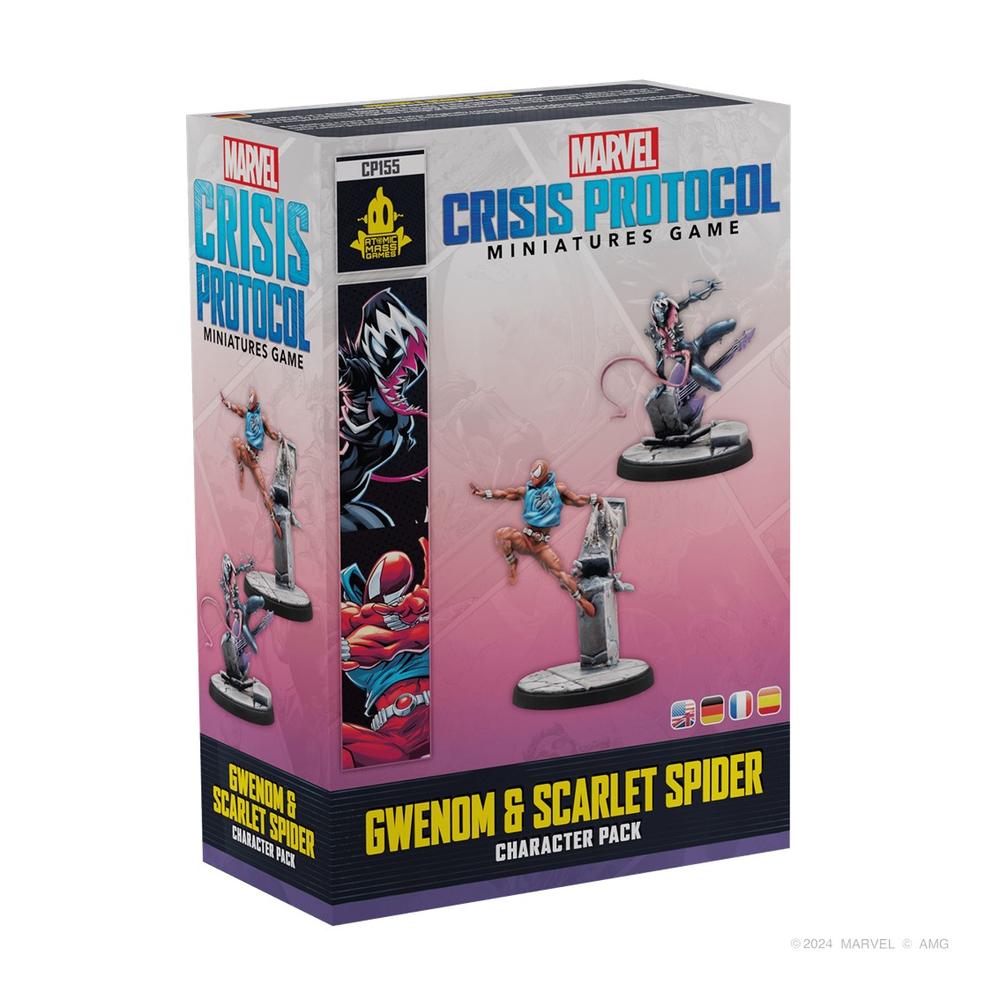 Asmodee Juego de mesa marvel crisis protocol gwenom & scarlet spider edad recomendada 14 años